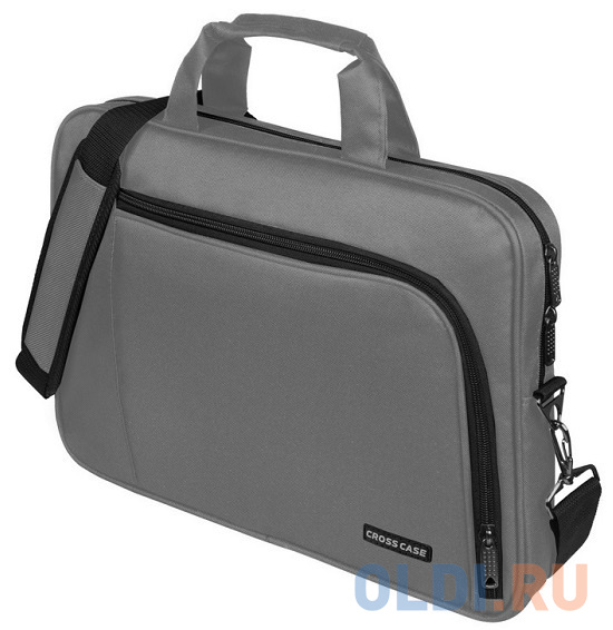 

Сумка для ноутбука CROSS CASE CC15-006 серая (15.6", полиэстер), Серый