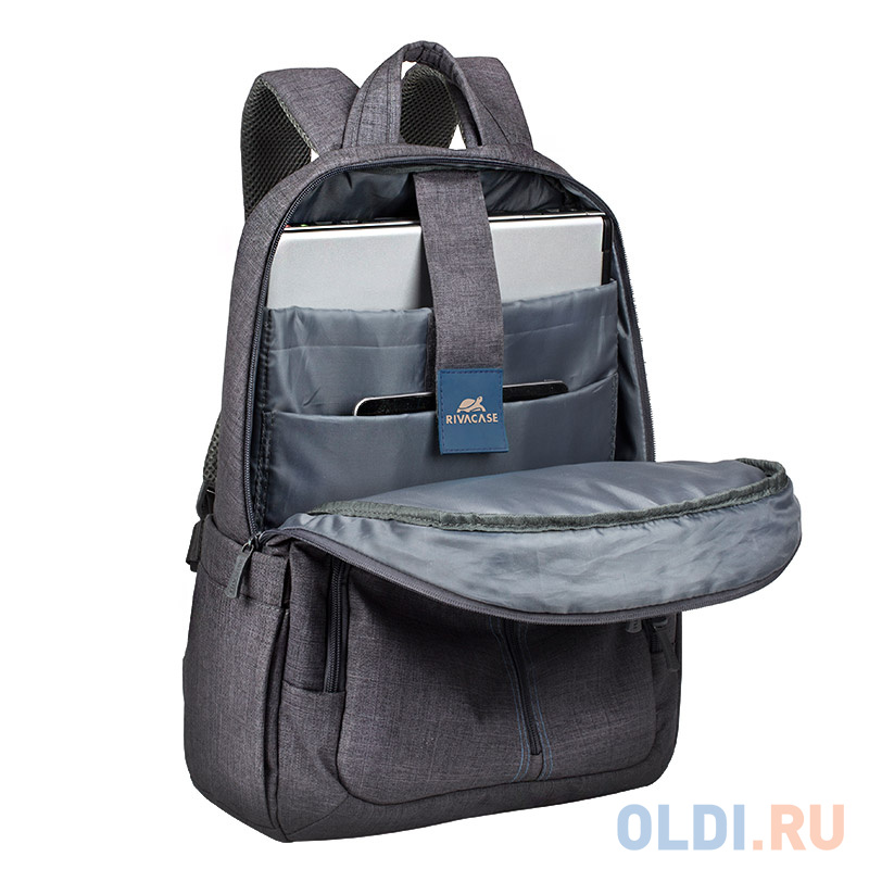 Рюкзак для ноутбука 15" Riva 7560 серый фото