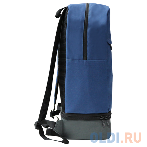 KREZ  BP05 backpack , classic, 15.6, blue/grey, nylon, цвет серый, размер 30x45x11 см - - фото 3
