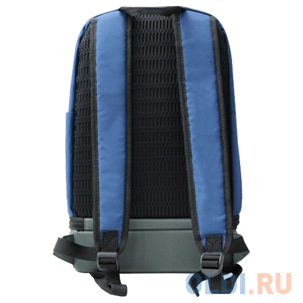 KREZ  BP05 backpack , classic, 15.6, blue/grey, nylon, цвет серый, размер 30x45x11 см - - фото 4