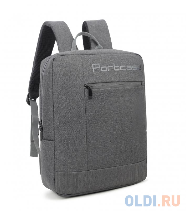 Рюкзак для ноутбука 15.6&quot; PortCase KBP-132GR полиэстер серый