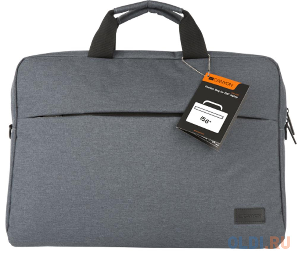 Сумка для ноутбука 15.6&quot; Canyon Elegant bag полиэстер серый 80CNECB5G4