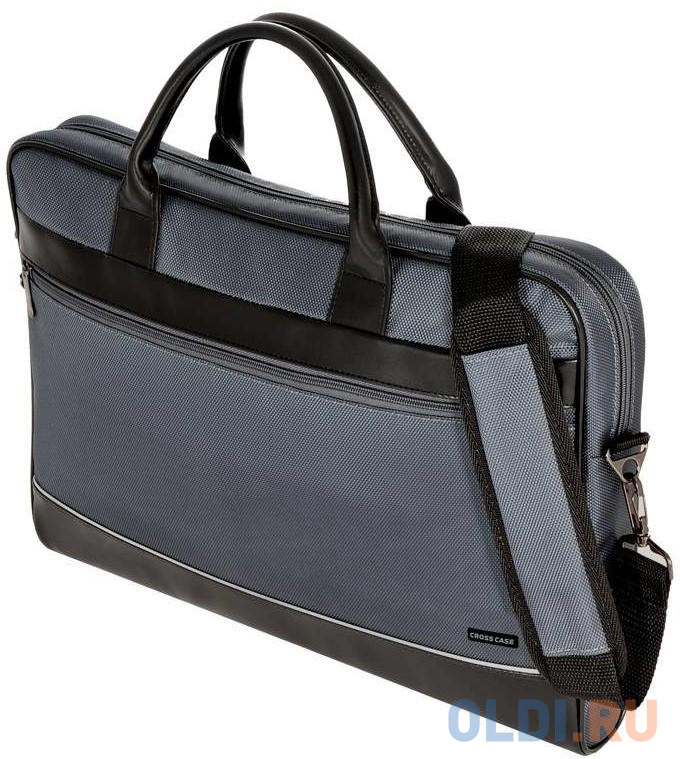 

Сумка для ноутбука 17.3" CROSS Case нейлон искусственная кожа серый CC17-014-GREY