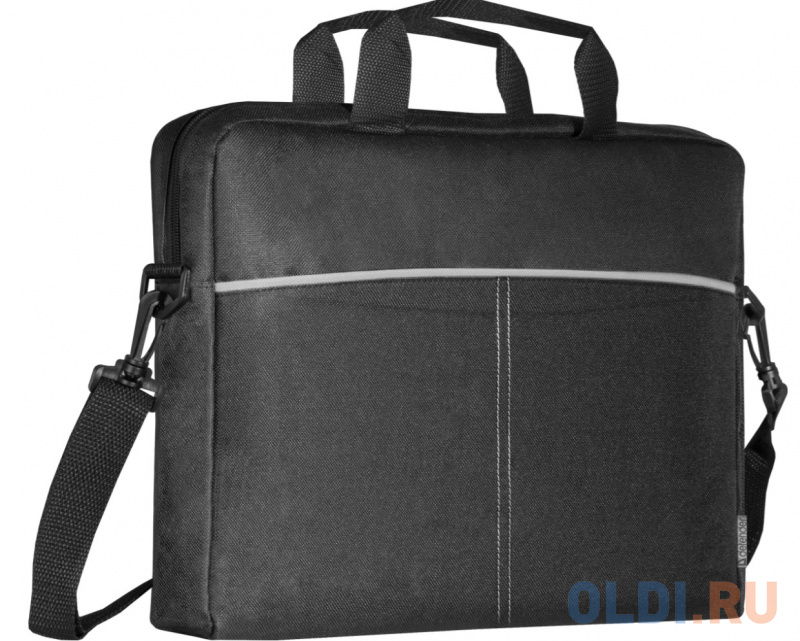 

Сумка для ноутбука 15.6" Defender Lite 15.6" полиэстер серый черный