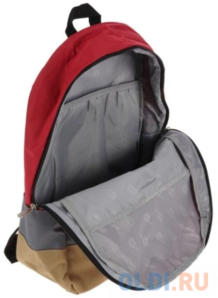 Рюкзак для ноутбука 15.6" PCPet PCPKB0015RG полиэстер красный серый, размер 31x44.5x14.5 см - фото 5