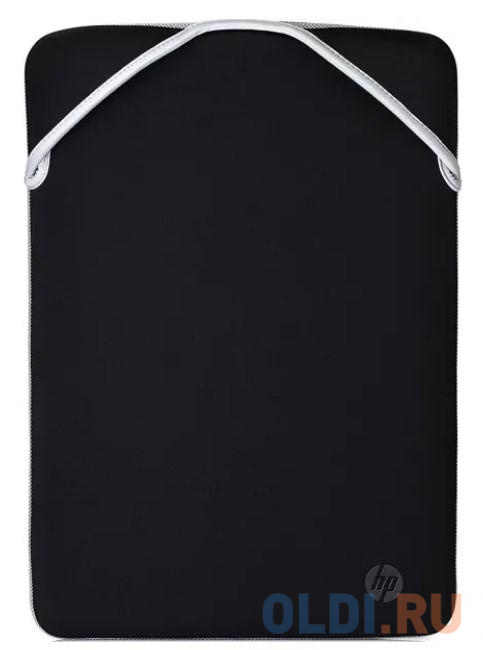 Чехол для ноутбука 15" HP Protective Reversible 15 неопрен черный серебристый, размер 40 х 28,5 х 1 см - фото 1