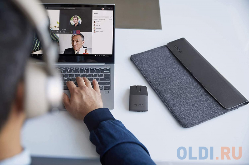 Чехол для ноутбука 15" Lenovo Yoga 15-inch Sleeve кожа черный GX40X02934 фото