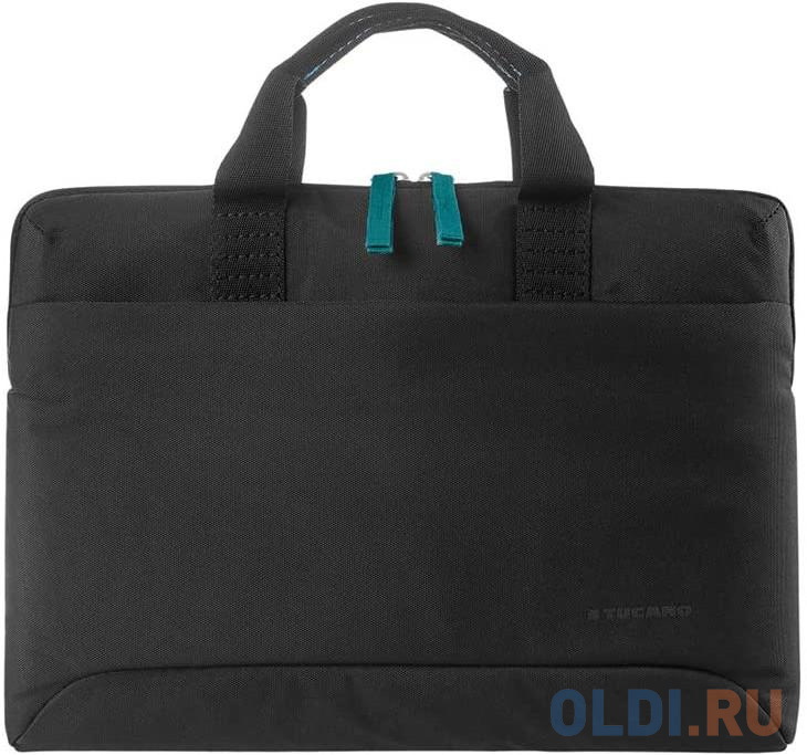 Сумка для ноутбука 15.6" TUCANO Smilza Supeslim Bag полиэстер черный, размер 42x29x4 см. - фото 1