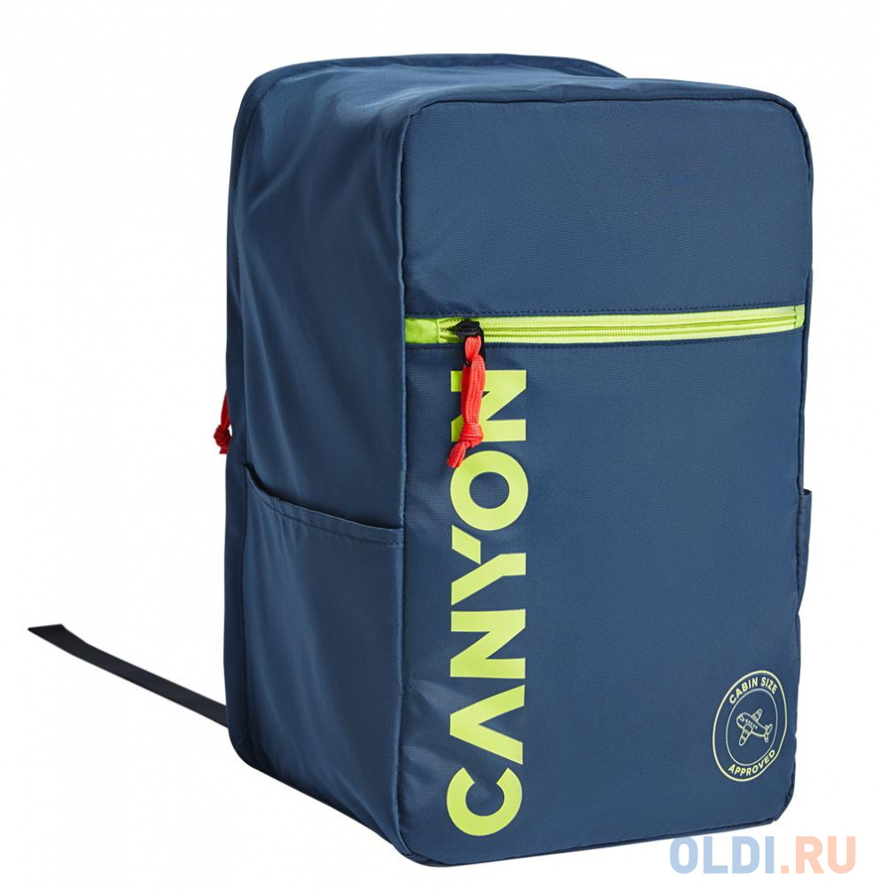 Рюкзак 15.6" Canyon CSZ-02 полиэстер темно-синий, размер 20X25X40 см. - фото 1