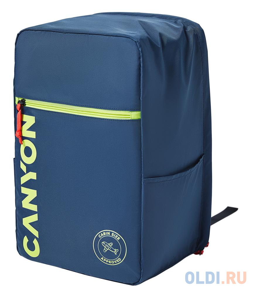 Рюкзак 15.6" Canyon CSZ-02 полиэстер темно-синий, размер 20X25X40 см. - фото 2