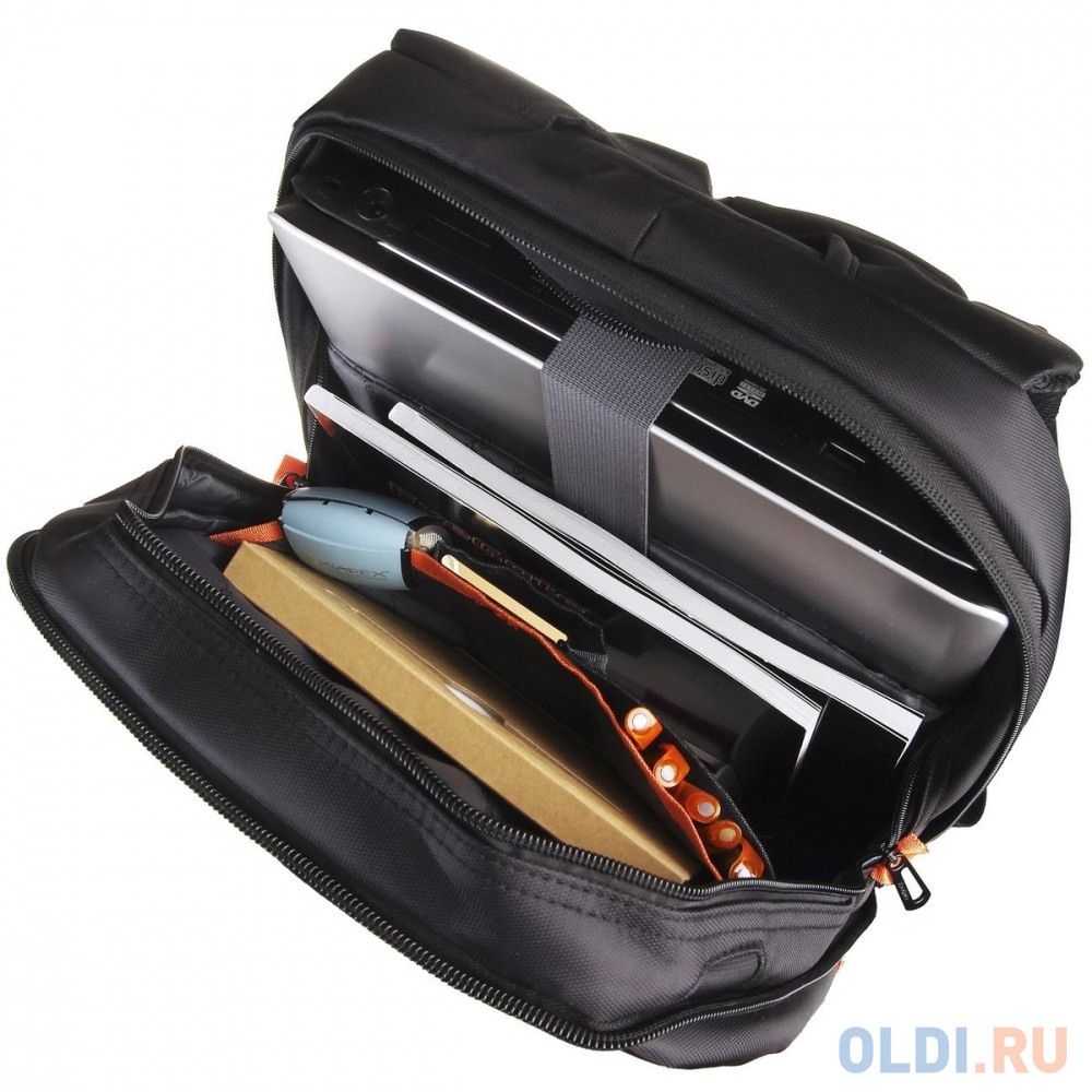 Рюкзак для ноутбука 15.6" Exegate Office PRO B1523 полиэстер черный, размер 45.5 x 29 x 8/14 см. - фото 4