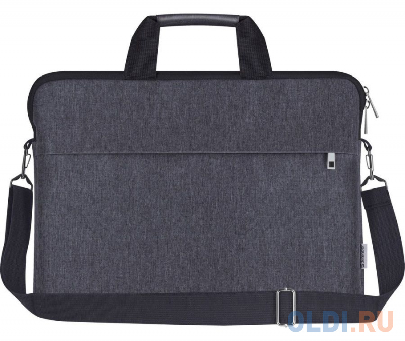Defender Сумка для ноутбука Chic 15.6" серый, карман фото