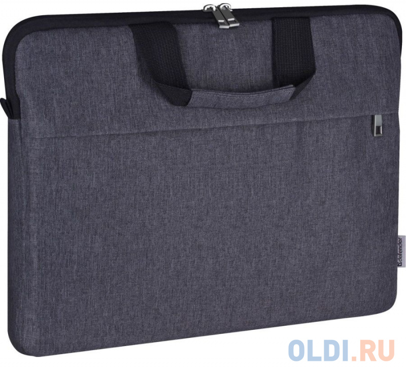 Defender Сумка для ноутбука Chic 15.6" серый, карман фото