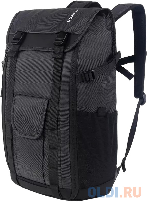CANYON BPA-5, Laptop backpack for 15.6 inch, Product spec/size(mm):445MM x305MM x 130MM, Black, EXTERIOR materials:100% Polyester, Inner materials:100 CNS-BPA5B1 - фото 2
