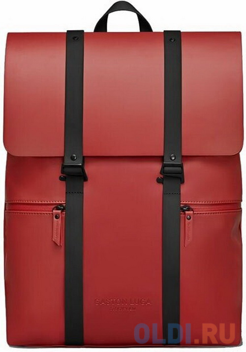 Рюкзак 16" Gaston Luga GL8105 Backpack Splash эко-кожа, цвет красный, размер 45 х 35 х 13 см - фото 1