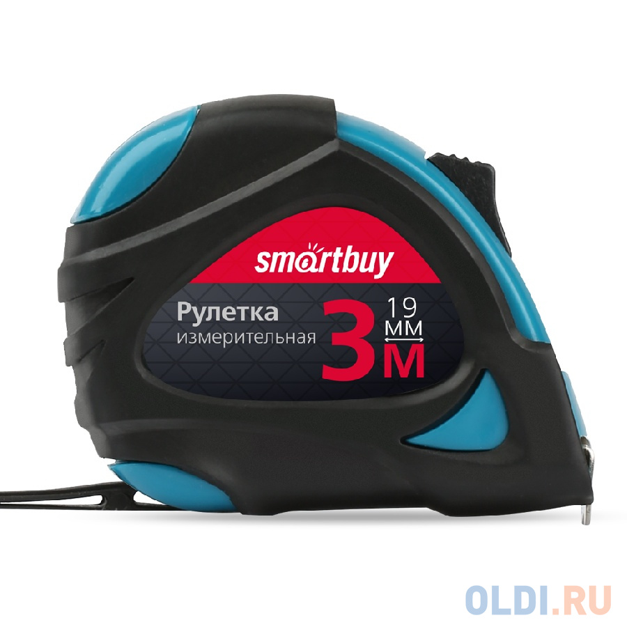 

Smartbuy Рулетка измерительная, 3мх19мм, прорезиненный корпус, 2 фиксатора, усиленный зацеп, Smartbuy Tools [SBT-MTP-319P2