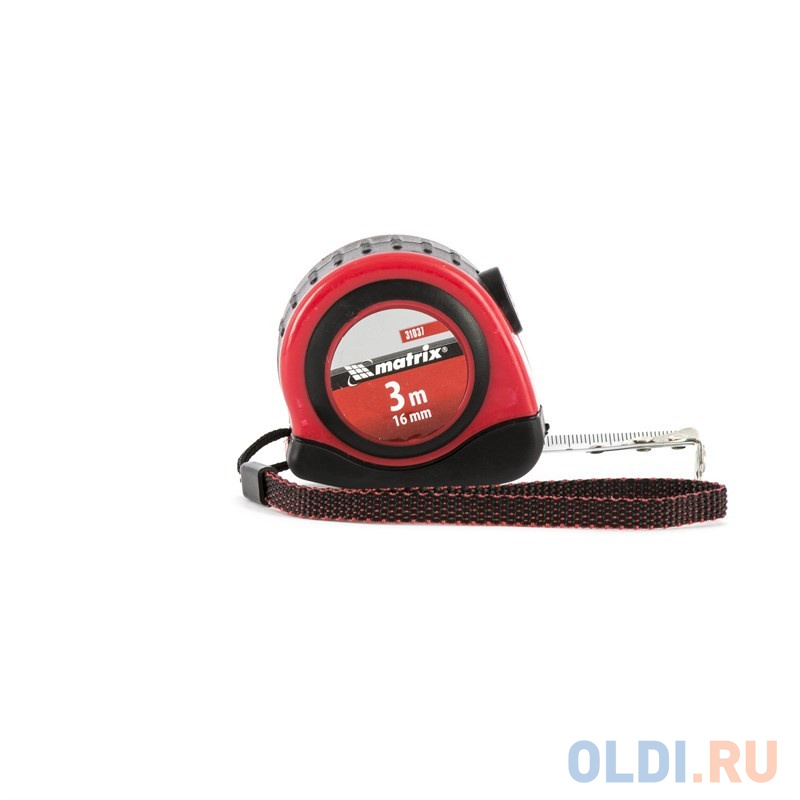 

Рулетка Status autostop magnet, 3 м х 16 мм, двухкомпонентный корпус, зацеп с магнитом// Matrix