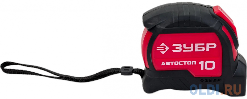 

ЗУБР Автостоп 10м х 25мм, Рулетка с автостопом (34052-10-25)