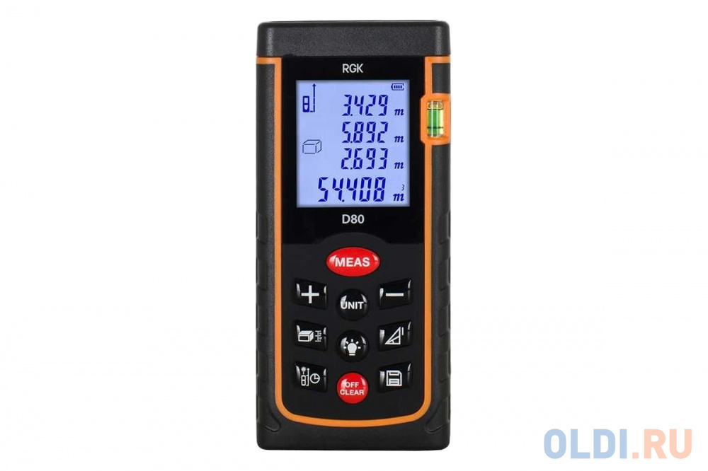 

Дальномер Rgk d80 80 м 755641, Черный