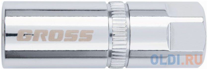 Головка GROSS 13187  торцевая свечная магнитная 12-гранная 14мм под квадрат 1/2 магнитная ручка jonnesway ag010034