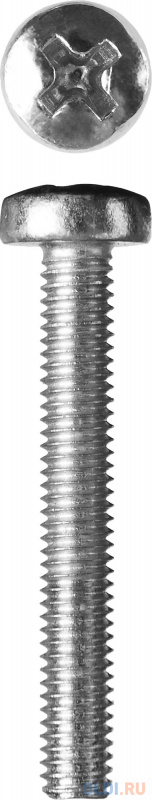 

Винт DIN 7985, M3 x 25 мм, 5 кг, кл. пр. 4.8, оцинкованный, ЗУБР