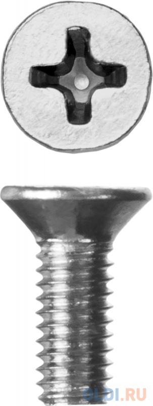 

Винт DIN 965, M5 x 10 мм, 5 кг, кл. пр. 4.8, оцинкованный, ЗУБР