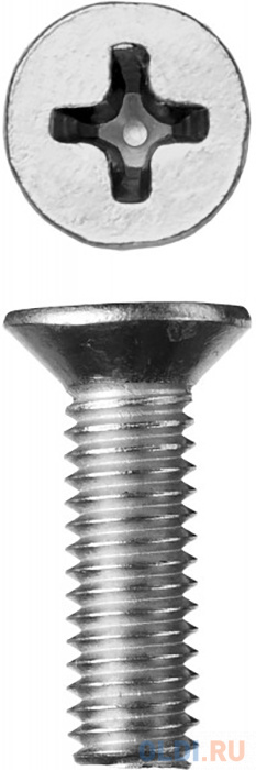 

Винт DIN 965, M6 x 25 мм, 5 кг, кл. пр. 4.8, оцинкованный, ЗУБР