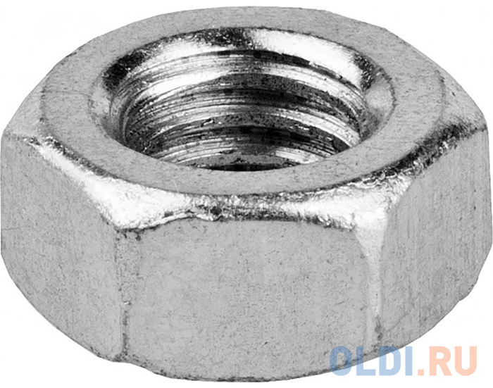 Гайка ГОСТ 5927-70, M4, 5 кг, кл. пр. 6, оцинкованная, ЗУБР