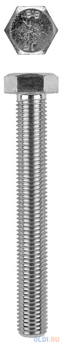 Болт с шестигранной головкой, DIN 933, M10x25мм, 200шт, кл. пр. 8.8, оцинкованный, KRAFTOOL