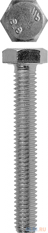 

Болт с шестигранной головкой, DIN 933, M12x20 мм, 5 шт, кл. пр. 5.8, оцинкованный, ЗУБР