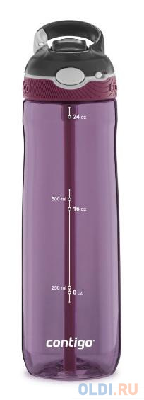 

Бутылка Contigo Ashland 0.72л бордовый пластик (2106518)