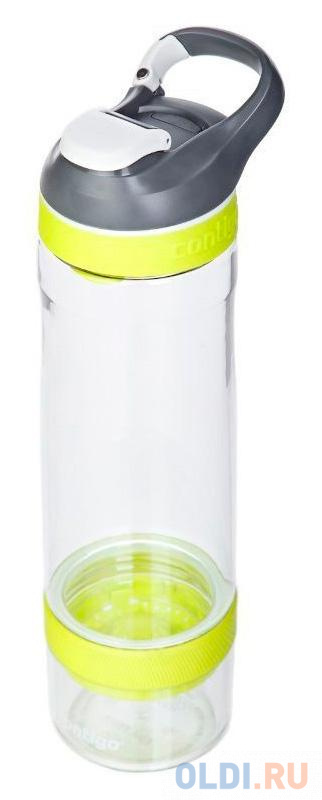 Бутылка Contigo Cortland Infuser 0.72л прозрачный/желтый пластик (2095015) бутылка contigo cortland 0 72л фиолетовый белый пластик 2095013