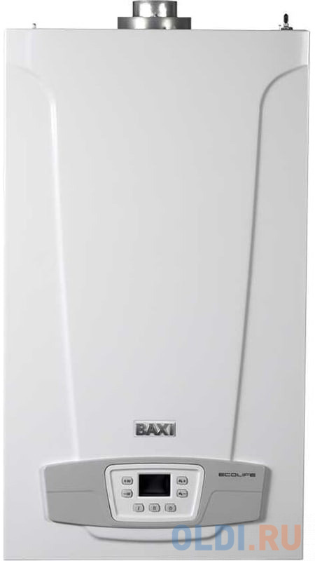 Котел газовый BAXI ECO LIFE 24F настен, 24 кВт, двухконтурный, с закрыт. кам. сгор.