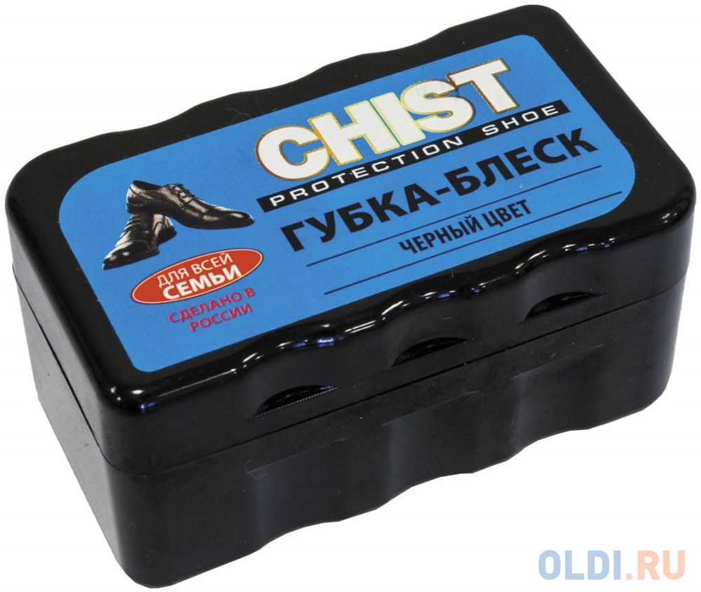 

ГУБКА-МИНИ ДЛЯ ОБУВИ ИЗ ГЛАДКОЙ КОЖИ ЧЕРНАЯ (24) "CHIST