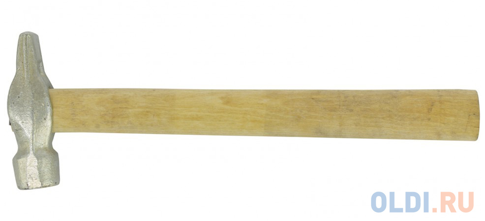 Молоток слесарный, 400 г, круглый боек, деревянная рукоятка // Россия кельма печника стальная деревянная усиленная ручка россия
