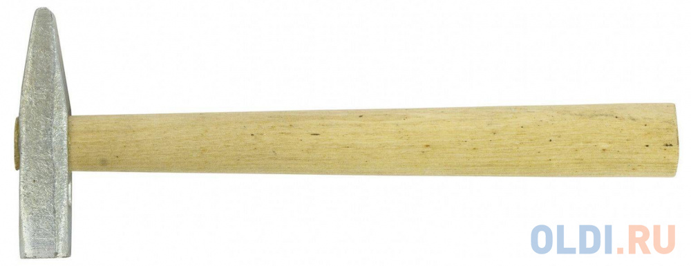 Молоток слесарный, 200 г, квадратный боек, деревянная рукоятка// Россия молоток печника 400 г деревянная рукоятка арефино россия
