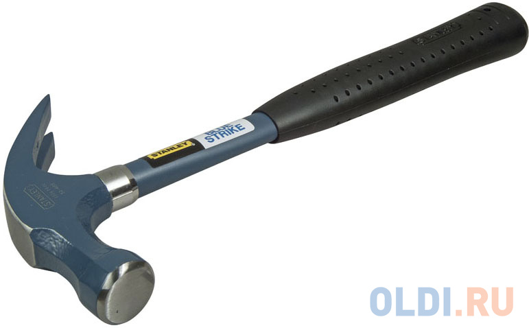 

Stanley молоток с загнутым гвоздодером “blue strike" 570г /20 oz (1-51-489)