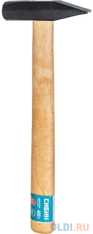 СИБИН 400 г молоток слесарный с деревянной рукояткой молоток слесарный at кованый с фибергласовой рукояткой 500гр