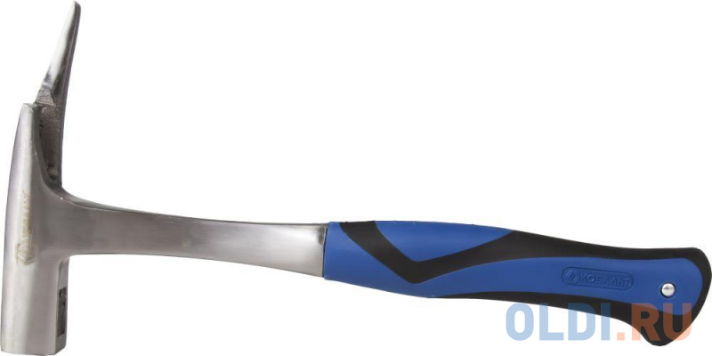 

Молоток кровельщика КОБАЛЬТ 240-898 цельнокованый 600гр боек с магнитом двухкомпонентная рукоятка