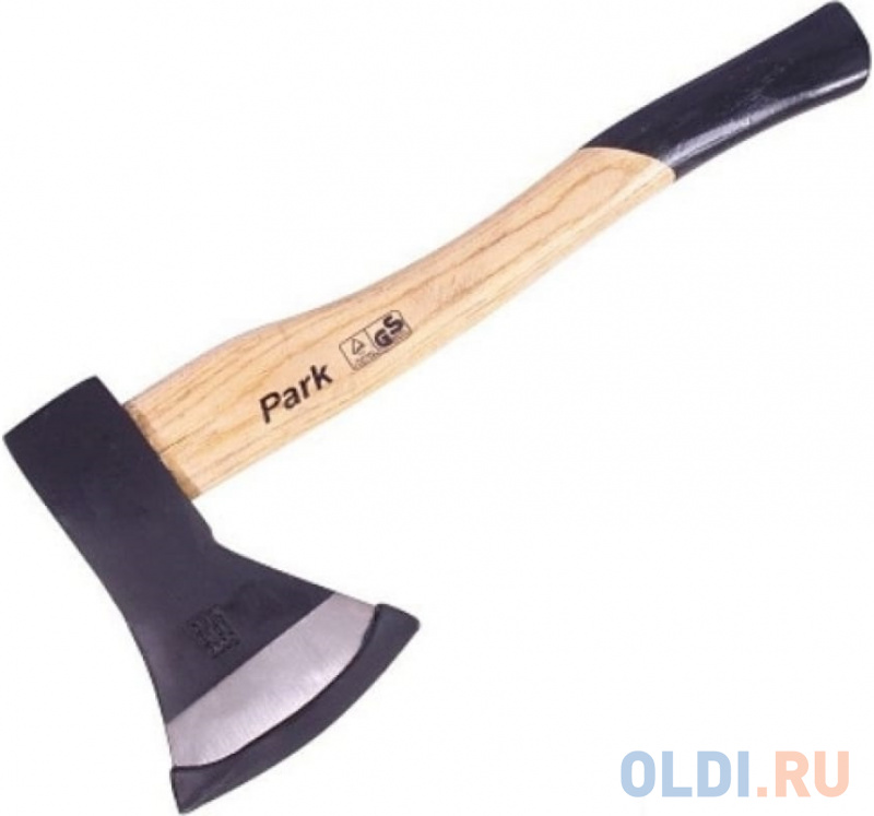 Park Топор 600гр Премиум AXE6RBF скругл.лезвие деревянная рукоятка 354001