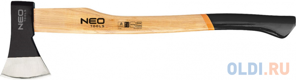 NEO Tools Колун 1250 г, рукоятка из гикори 27-012 - фото 1
