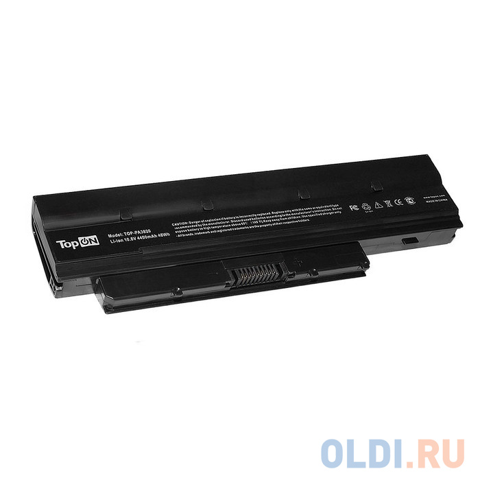 

Аккумулятор для ноутбука Toshiba DynaBook MX, N300, N510, Mini NB500, NB505, NB525, NB550D, Satellite T215D, T235D, T230, T235 Series 4400мАч 10.8V TopON TOP-PA3820