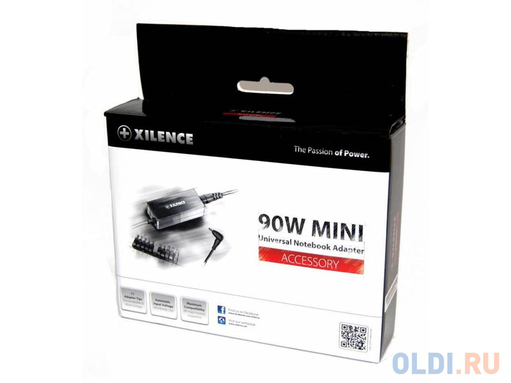 Блок питания для ноутбука Xilence SPS-XP-LP90.XM010 90Вт 11 переходников - фото 3