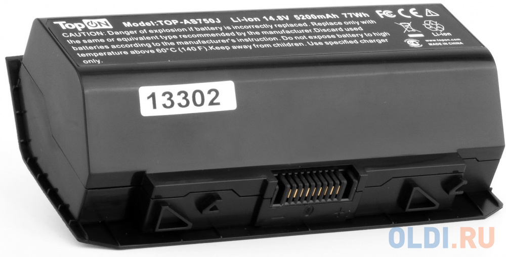 

Батарея для ноутбука TopON TOP-AS750J 14.8V 5200mAh литиево-ионная Asus G750J, G750JH, G750JM, G750JS, G750JW, G750JX, G750JY, G750JZ (103189)