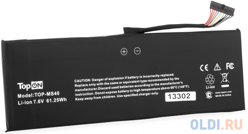

Батарея для ноутбука TopON TOP-MS40 7.6V 8000mAh литиево-ионная (103390)