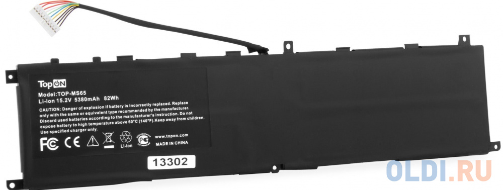 

Батарея для ноутбука TopON TOP-MS65 15.2V 5380mAh литиево-ионная (103388)