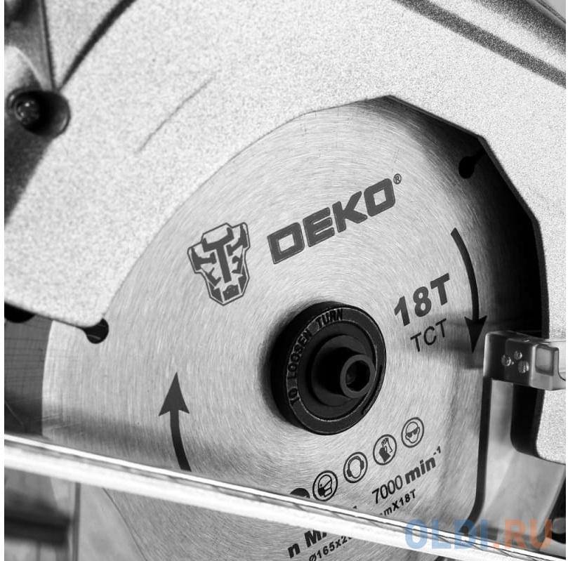 Циркулярная пила DEKO DKCS20 165мм, размер 348х246х190 мм - фото 4