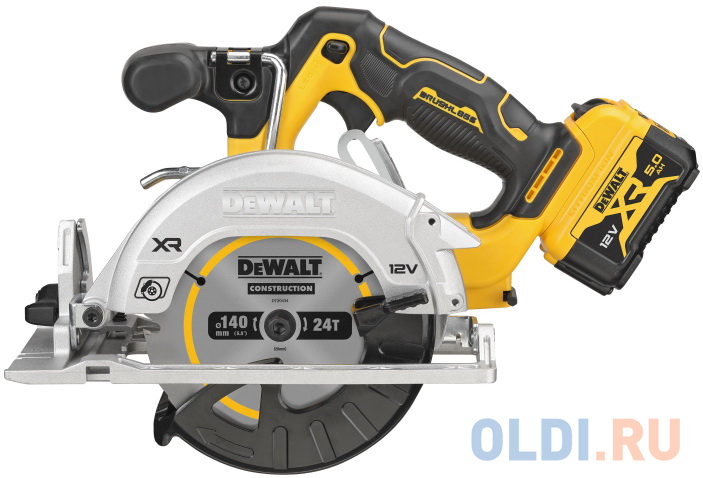 Дисковая пила DeWalt DCS512P2-QW 140мм фото