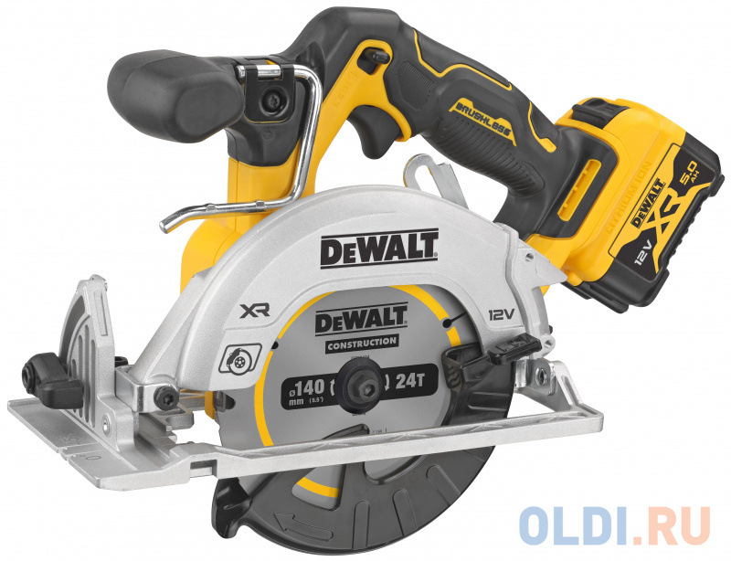 Дисковая пила DeWalt DCS512P2-QW 140мм фото