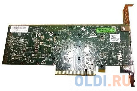 

Адаптер Dell Dual port Broadcom 57416 10Gbit Base-T PCIe FP for 14G (540-BBUO)